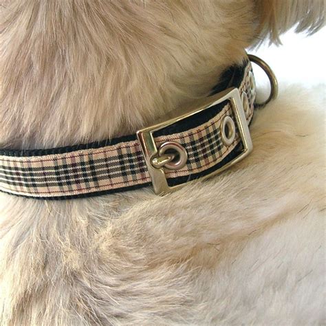 dog coat burberry|Burberry plaid dog collar.